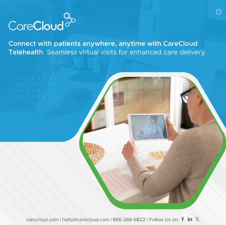 #CareCloud #Telehealth bridges the gap in #healthcare accessibility. Empower patients and providers with seamless virtual visits for enhanced care delivery. Learn more: bit.ly/3ReC3Xa
