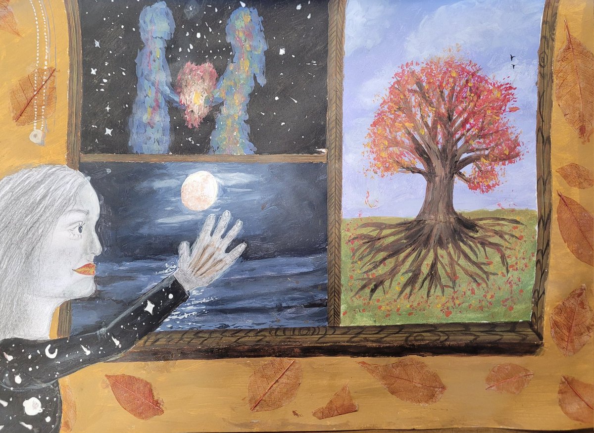 willowsart2's tweet photo. More Y11 final pieces! Inspiring work by all! @willowsart2 @willowshigh @WillowsMrNorman #creativity #Thewillowsway https://t.co/4rLkR9ozYD