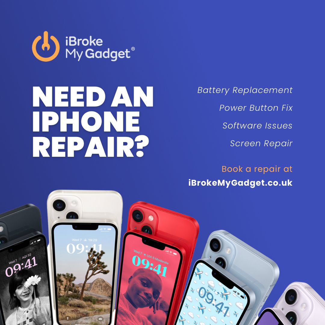 Cracked screen? Poor battery? We'll repair your iPhone in no time! 🤳🏽 Visit one of our stores to get your iPhone repaired. #Basingstoke #Camberley #PhoneRepair #iPhoneRepair #GadgetRepair iBrokeMyGadget.co.uk