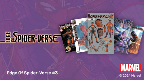 ~300 Limited Editions of Edge of Spider-Verse #3 comic are still available! 💚 go.veve.me/4aw9rPE