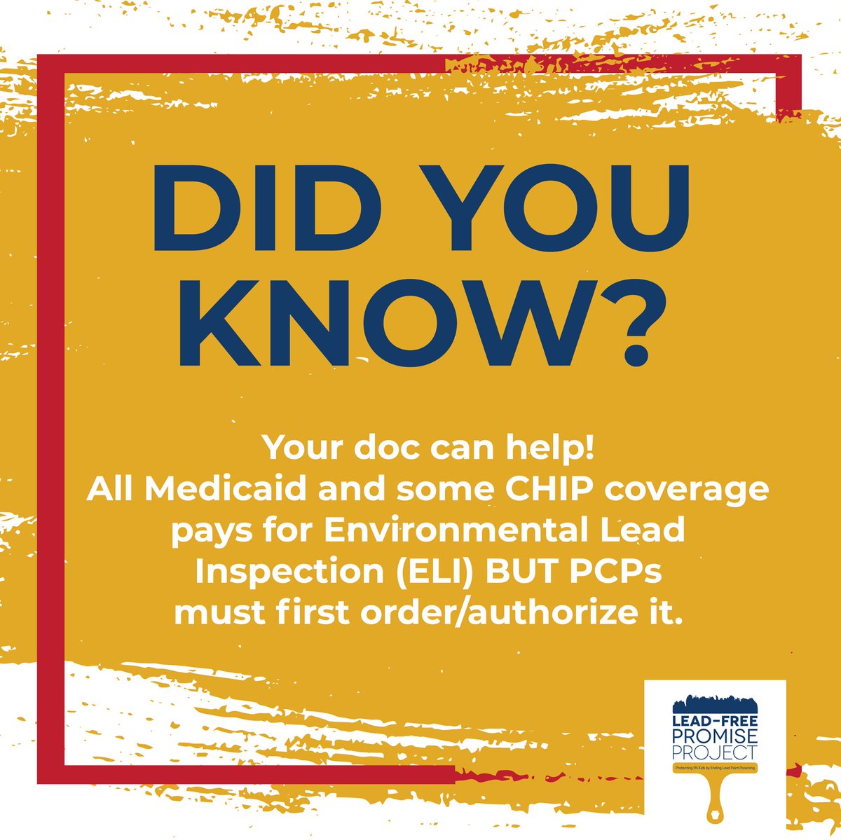 PALeadFree's tweet image. Our toolkit can help you manage a PCP referral for an ELI if you have Medicaid or CHIP. Check out the guide and join the #PromiseProject - together we can finally get the lead out of PA homes and stop poisoning our children! #PALeadFree

ow.ly/6SZy50QW4xN