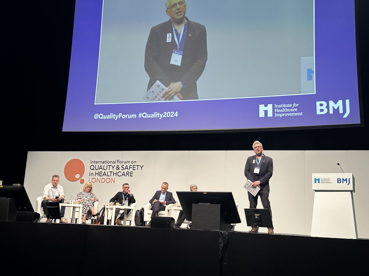 The BMJ's editor in chief @KamranAbbasi was speaking today at the International Forum on Quality & Safety in Healthcare about The BMJ's Commission on the Future of the NHS. Read the series of articles here 👇 bit.ly/3vT6lpZ #BMJNHSCommission @QualityForum #Quality2024