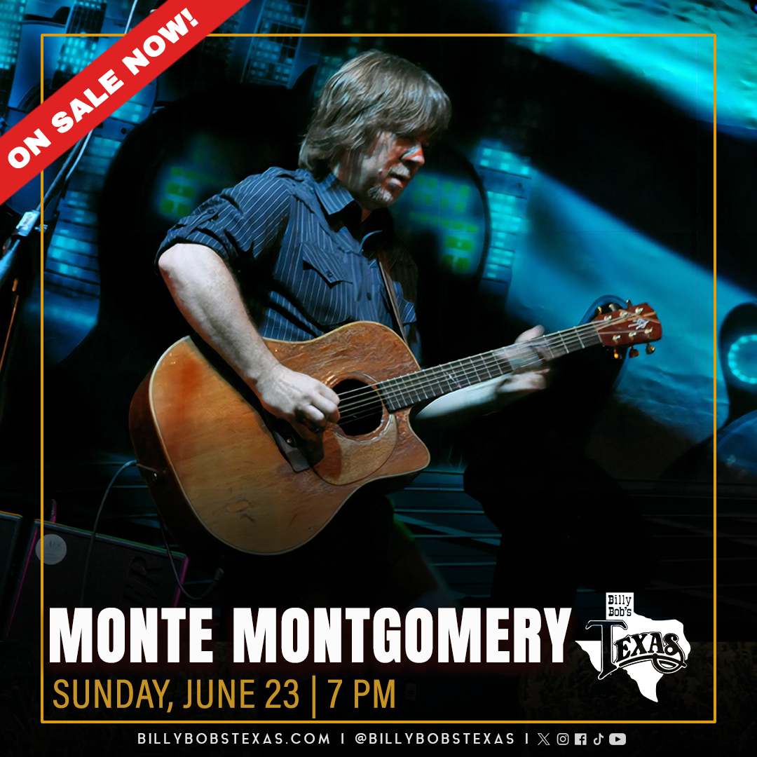 🚨ON SALE🚨⁠ ⁠ @monte_montgomery is headed to Billy Bob's Texas Honky Tonk stage on Sunday, June 23. ⁠ 🎟️: bit.ly/MonteMontgomer…