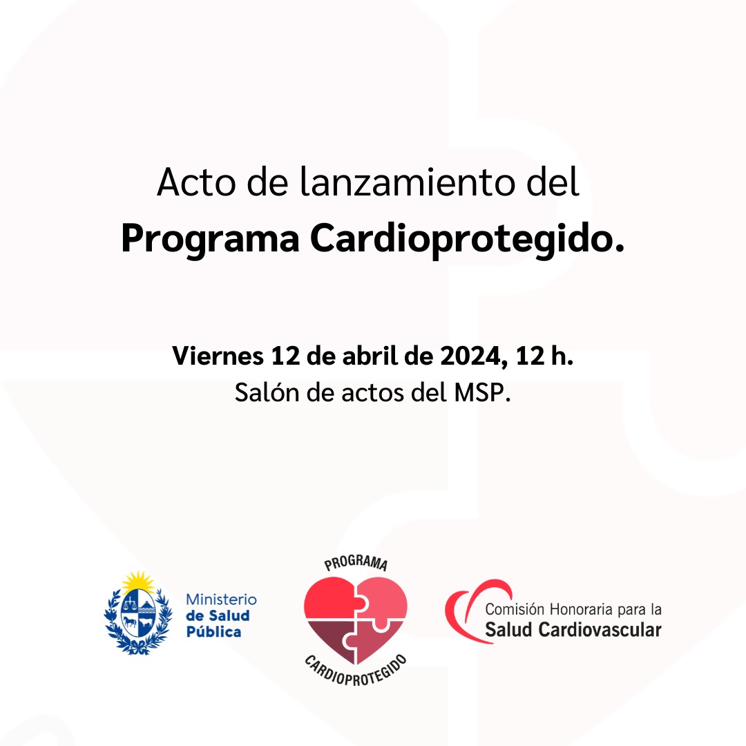 Acto de lanzamiento #ProgramaCardioprotegido @MSPUruguay @karinarando @josesatdjian @lsqaok @VictorDayan1 @doc_ale_cuesta @ArielduranDr @lauragarrecastro @r1000a @cnruy @grupotarea