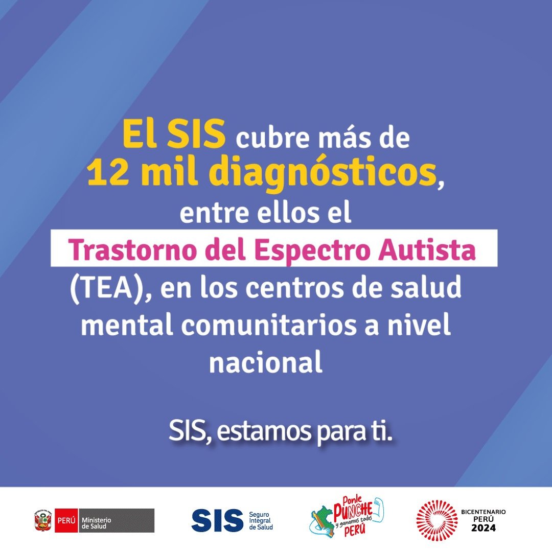 👆 Conoce las señales tempranas del #autismo. ¡La detección temprana es clave para el desarrollo pleno! 🧒👧 SIS, estamos para ti. 🙌