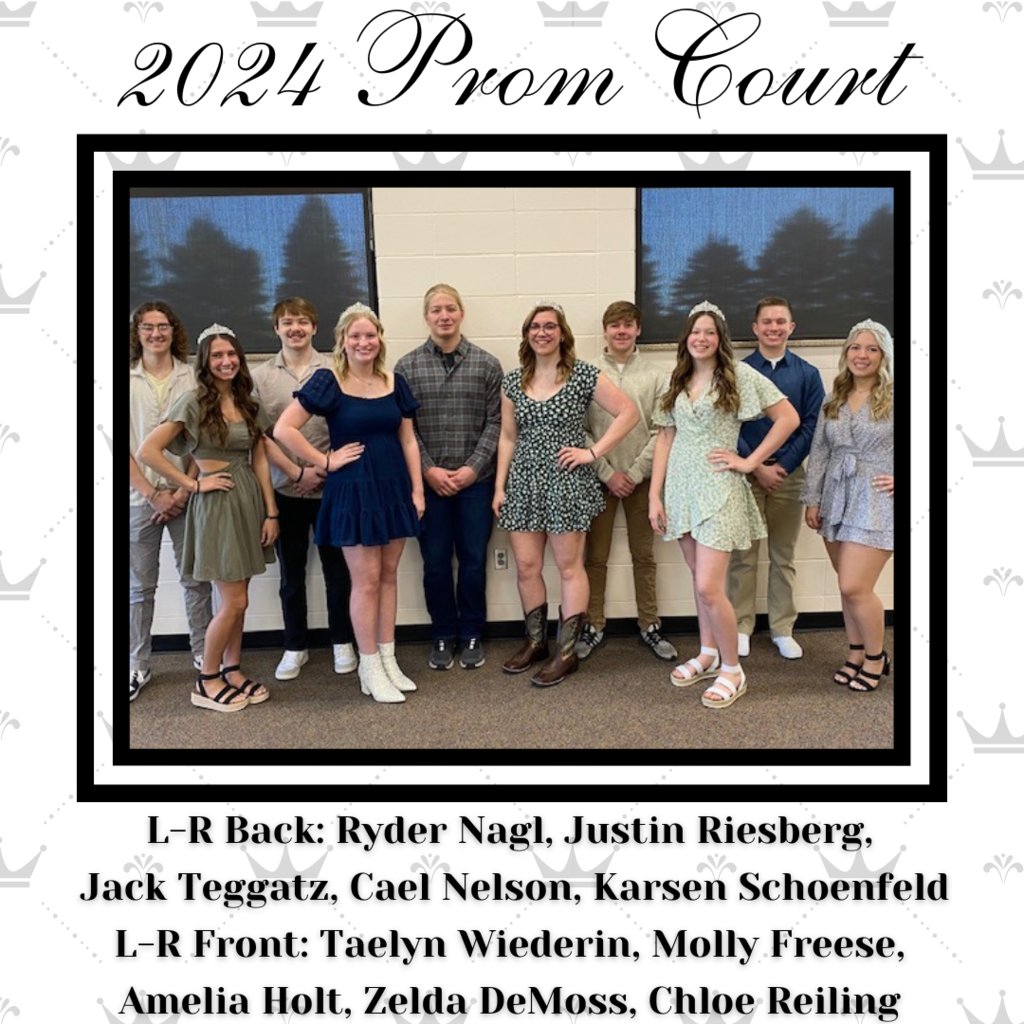 TigerVisionCHS's tweet photo. Congratulations to the 2024 Prom Court! https://t.co/7809VZ4Z9I