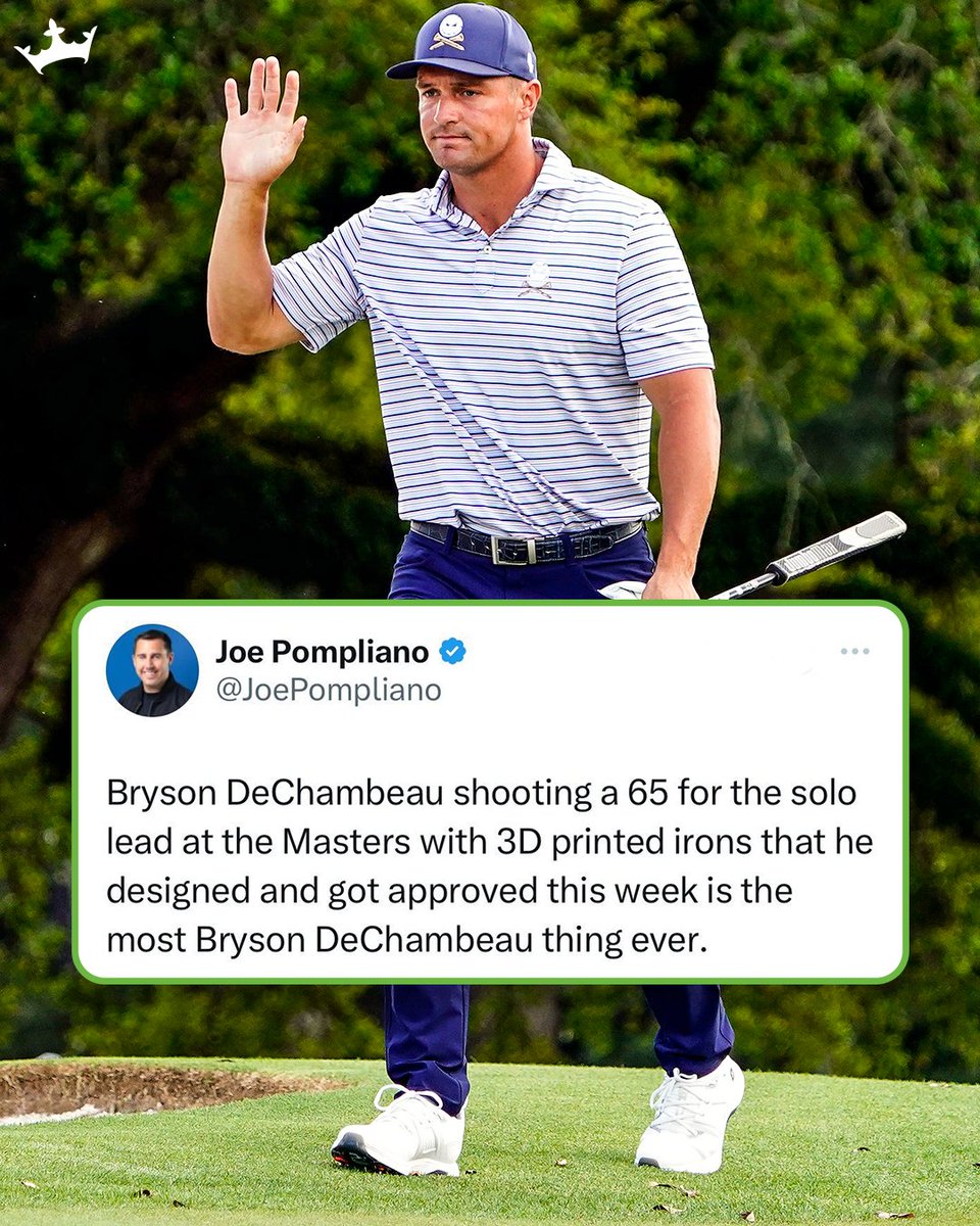 DKSports's tweet photo. Nothing to see here, just Bryson being Bryson 🤣

(via @JoePompliano) https://t.co/fKr4GEjQ1w