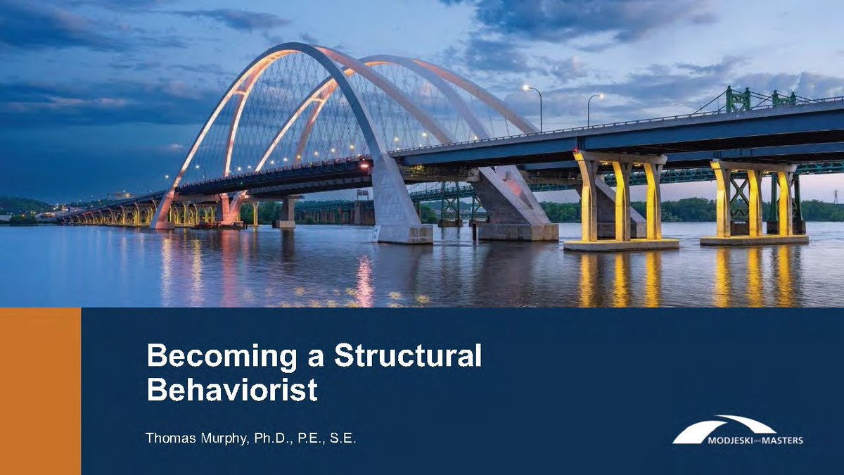Earlier this semester, Dr. Tom Murphy, SVP and Chief Technical Officer of Modjeski and Masters, was our featured lecturer for our Dennis & Leslie Drag Distinguished Lecture series. Dr. Murphy's lecture was on 'Becoming a Structural Behaviorist.' Watch: youtu.be/X7Gq5egUkTs