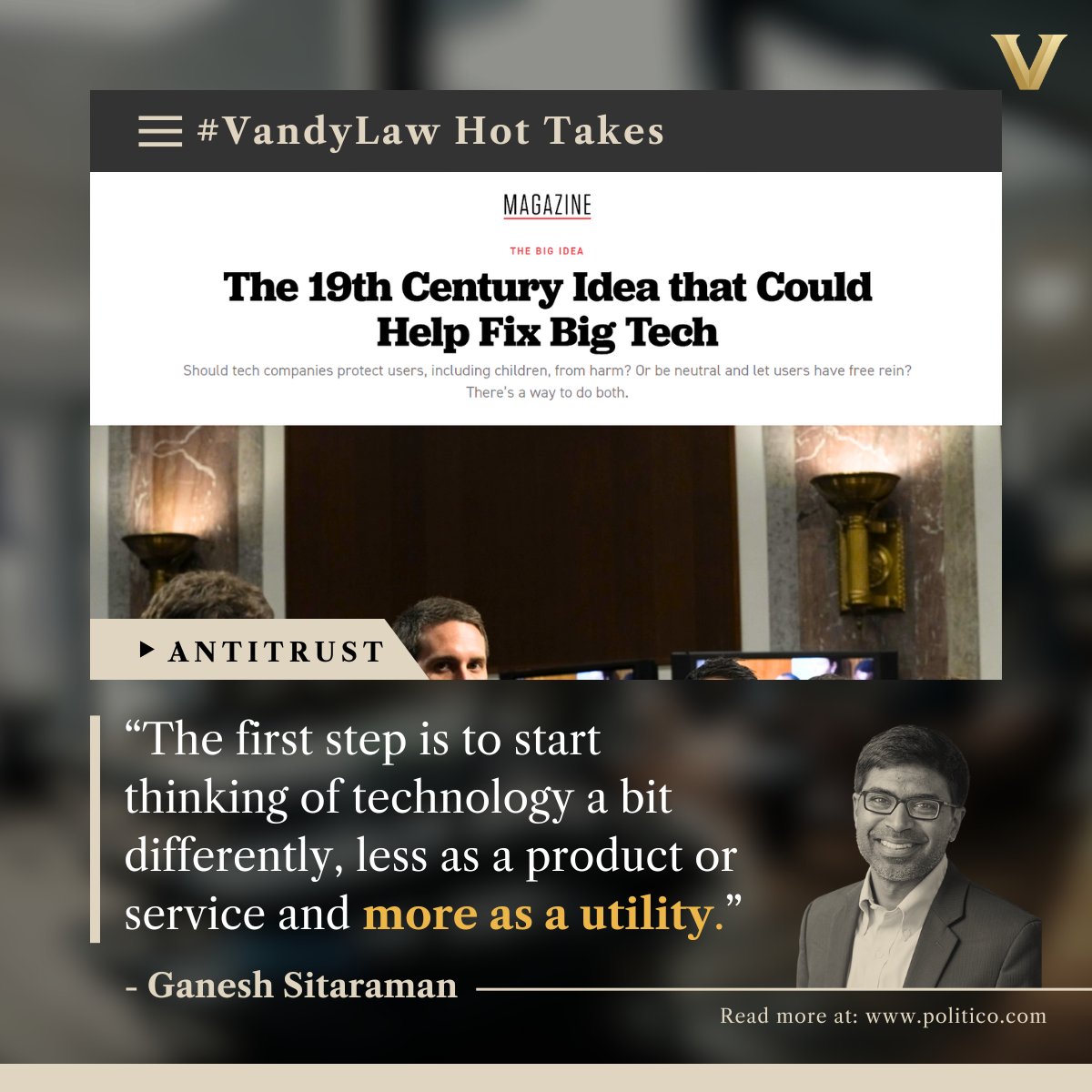Should tech companies be held accountable for harmful content on social media? Professor @GaneshSitaraman dissects the ongoing debate about the future of Section 230 and his own recommendations via @politico: ow.ly/iOMT50RaCPm #VandyLawHotTakes