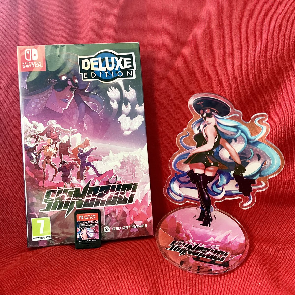 RedArtGames's tweet photo. SHINORUBI Deluxe and Standard Editions on Nintendo Switch is NOW SHIPPING 🙌 
Don't miss this shoot'Em Up game rooted in the Bullet Hell, Danmaku, and Manic Shooter genres!

🛒 https://t.co/K9FhjiJsL6 https://t.co/2AFpltmDn0