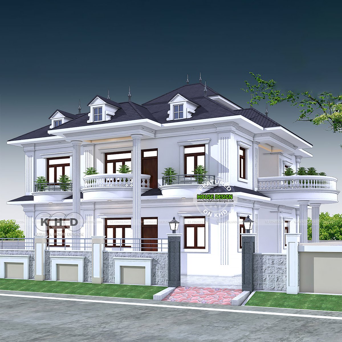 keralahomeplan's tweet photo. Step into a world of timeless elegance with our enchanting decorative colonial house! Explore the beauty of colonial architecture: https://t.co/xE2EiWapPA #ColonialHouse #DecorativeHouse #DormerWindowHouse #IndiaHouseDesign https://t.co/YjMXmS09a2