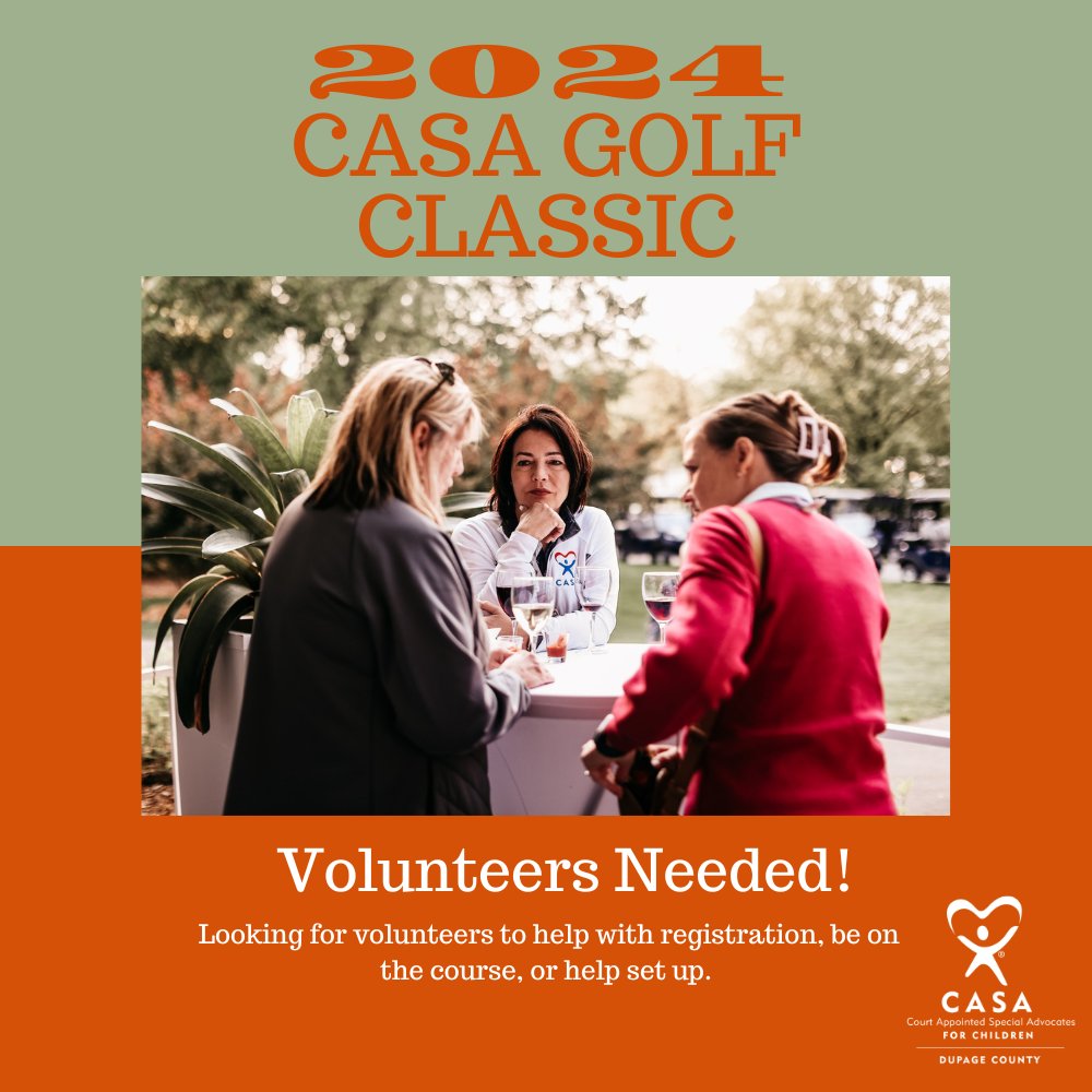 CASAofDuPage's tweet photo. May 16th is fast approaching and we are looking for volunteers to help with registration, be on the course, or help set up. There are several shifts available from 8am to 6pm. 

Sign up to be a volunteer using this link: https://t.co/x6aj2DFvLt https://t.co/k7rHz7zD6G