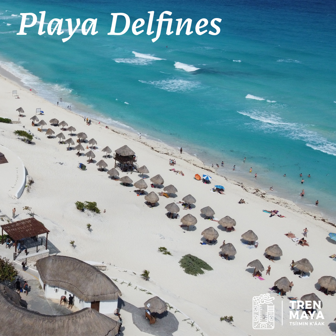 En tu viaje a Cancún no dudes visitar el Mirador de Playa Delfines 🐬para apreciar la belleza del mar caribe 🏖️, además podrás practicar snorkel y descubrir la belleza submarina de los arrecifes cercanos o disfrutar de paseos en kayak y paddleboarding en aguas tranquilas. 🚝