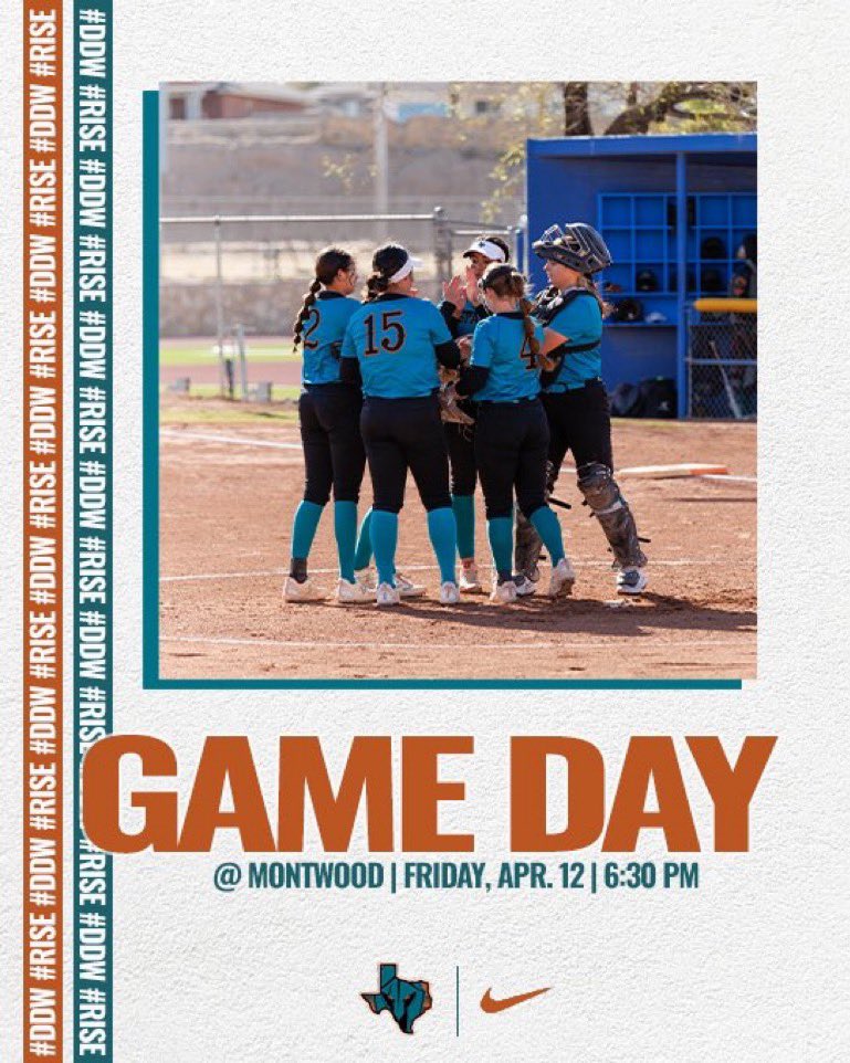 🚨GAME DAY🚨 🆚 Montwood Rams 🏟️ Emerald Park ⌚️ 4:00 JV ⌚️ 6:30 VARSITY Make your way over and cheer us on!