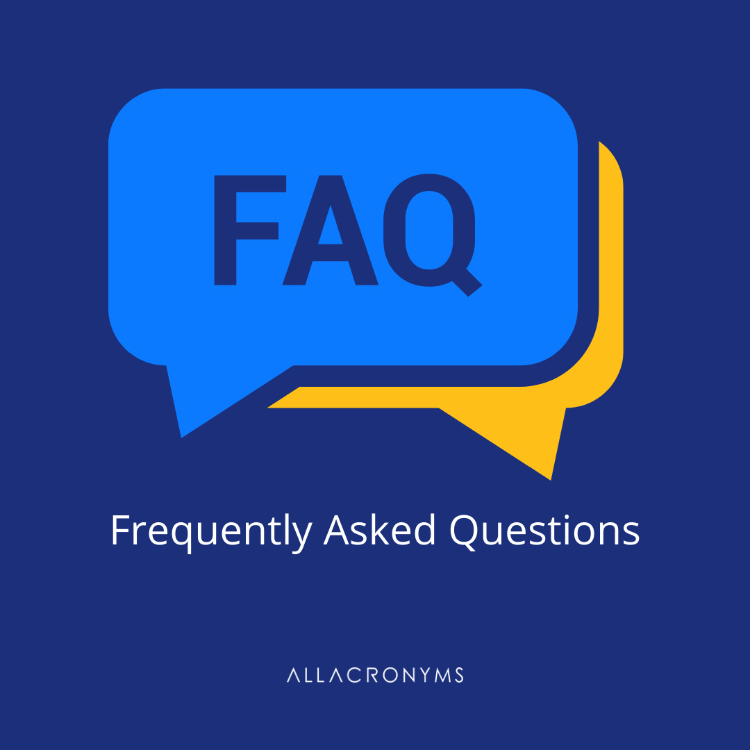 allacronyms.com/FAQ

The meaning of FAQ (Frequently Asked Questions) is a document (as on a website) that provides answers to a list of typical questions that users might ask.

#Acronyms #Abbreviations #learningEnglish #englishOnline #englishLanguage #FAQ