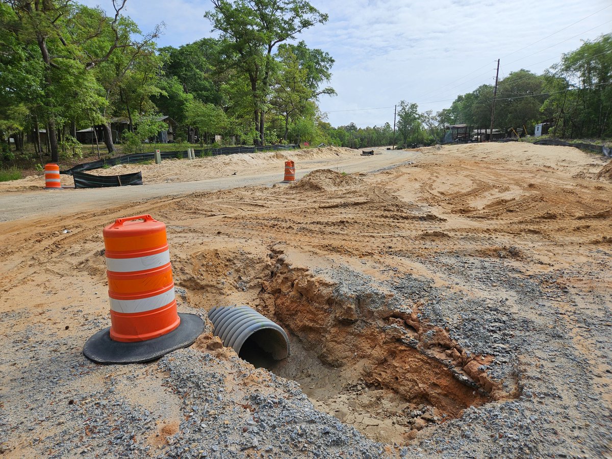 Tattnall County/Reidsville: your Airport Road paving project is making progress, with crews working on new culverts and grading connections at intersections. Watch for crews on site through the spring and summer! #yourpennyyourprogress @GDOTSoutheast
