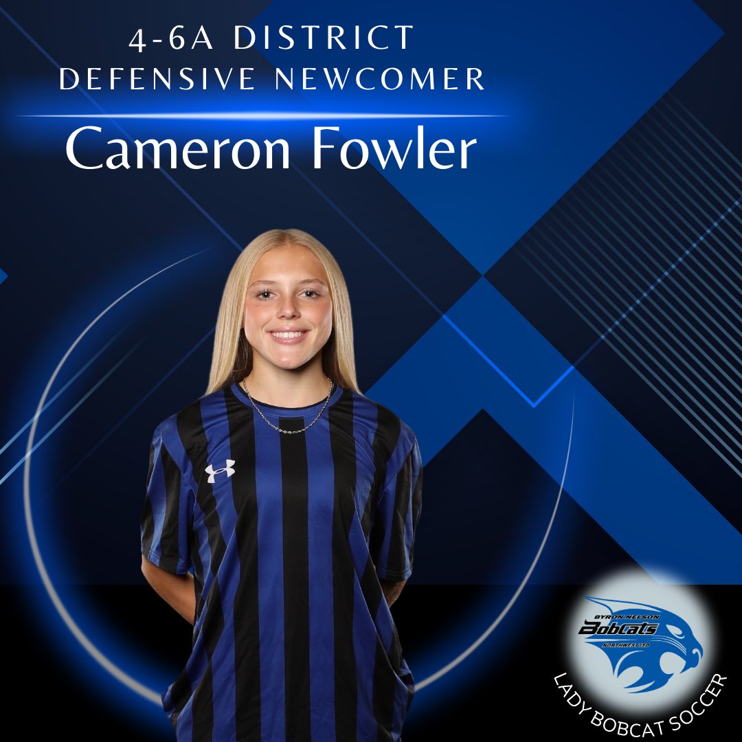 4-6A District Honors District MVP @tanoitesa District Co-Midfield @GraceBerry520 District Defensive Newcomer Cameron Fowler #all4one