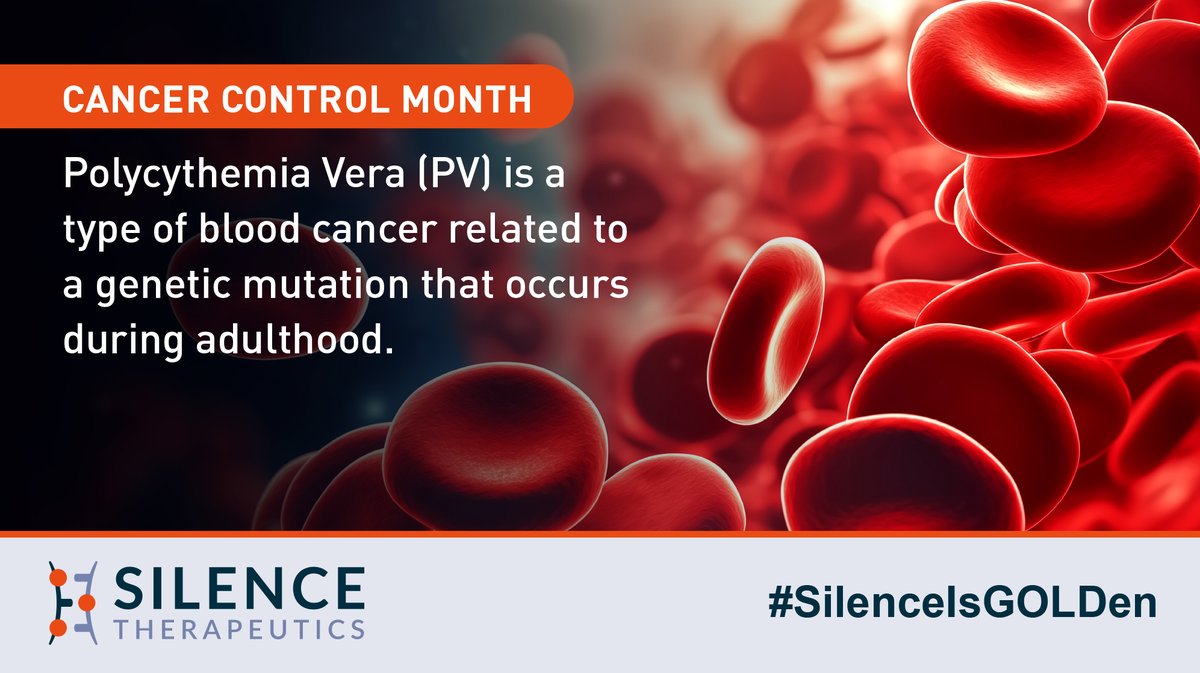 #PolycythemiaVera (PV) is a rare type of #bloodcancer that causes your bone marrow to make too many red blood cells, which can lead to serious complications such as blood clots. This #CancerControlMonth, learn more about PV and how we hope to silence it: bit.ly/3mbTpGS…