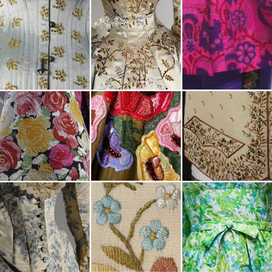 Florals? For spring? Groundbreaking. 🌼 From petal to root, the history of fashion is always in full bloom at CHM Images! To plant some inspiration for your own spring fashion statements, visit our online portal: images.chicagohistory.org/costume-and-te… #FashionFriday #HistoricalFashion