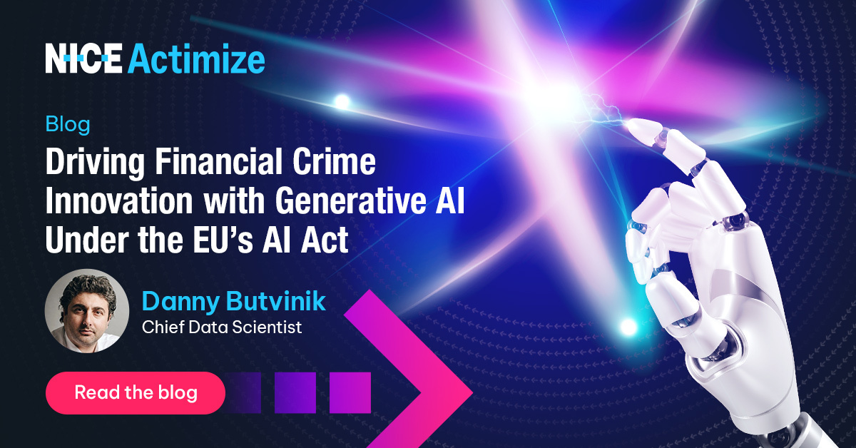 Our Chief Data Scientist, @dbutvinik, explains how #FinancialInstitutions can harness the progressive power of #GenerativeAI to drive innovation, and more, while navigating the complexities of model governance, regulation, and #compliance. Read the #blog: okt.to/9mk08t