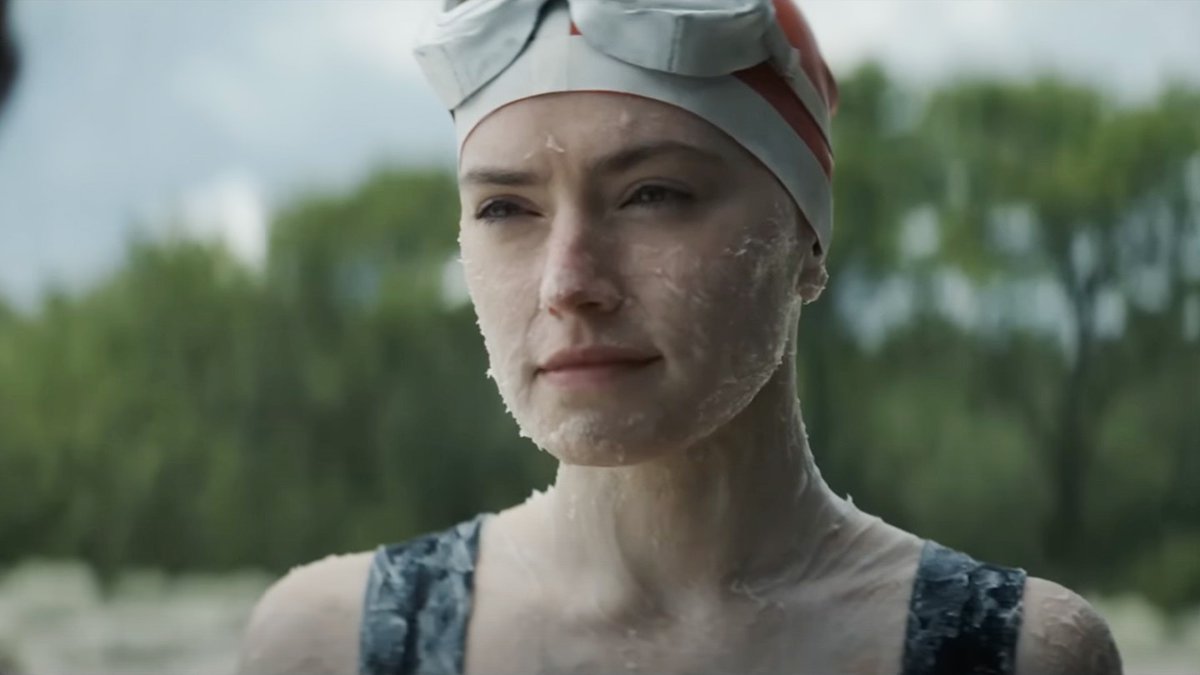 The #YoungWomanAndTheSea trailer has Daisy Ridley in deep water as the first woman to swim the English Channel. Watch it here: empireonline.com/movies/news/yo…