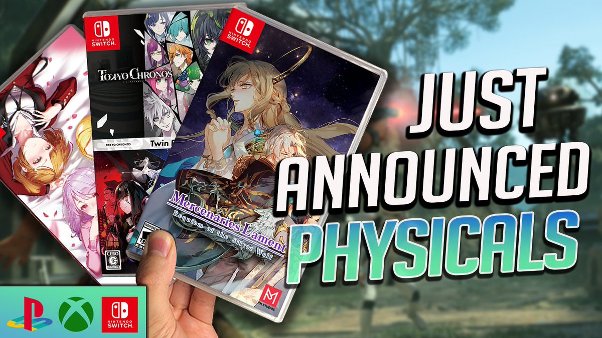 New physical game announcements! Watch youtu.be/VxMMq72klCw Switch, PlayStation & Xbox!