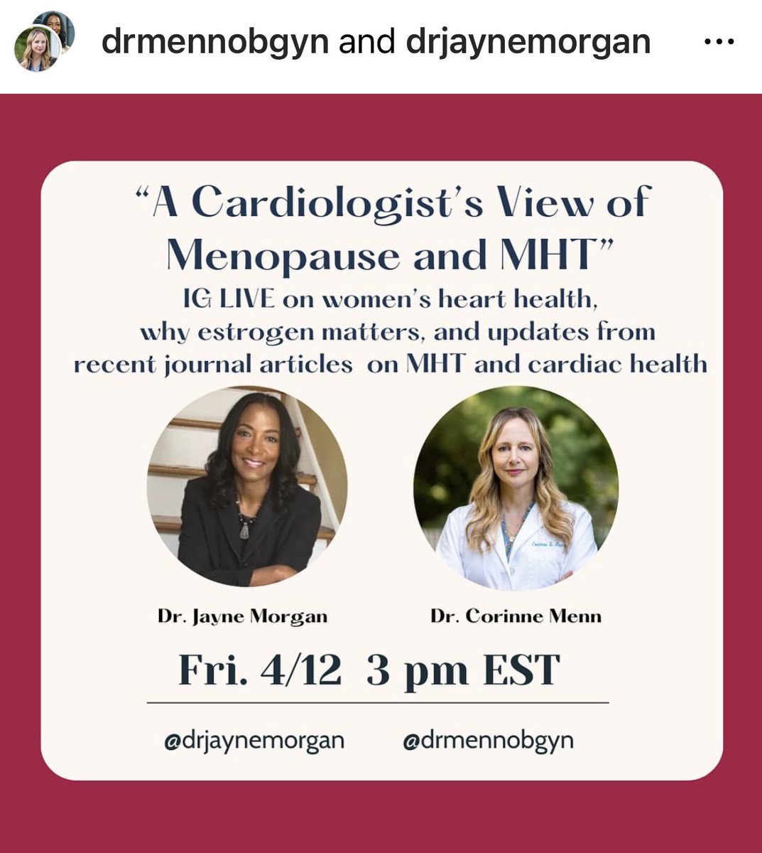 Fresh from my medical conferences this week, I will discuss today at 3 pm on IG Live!
