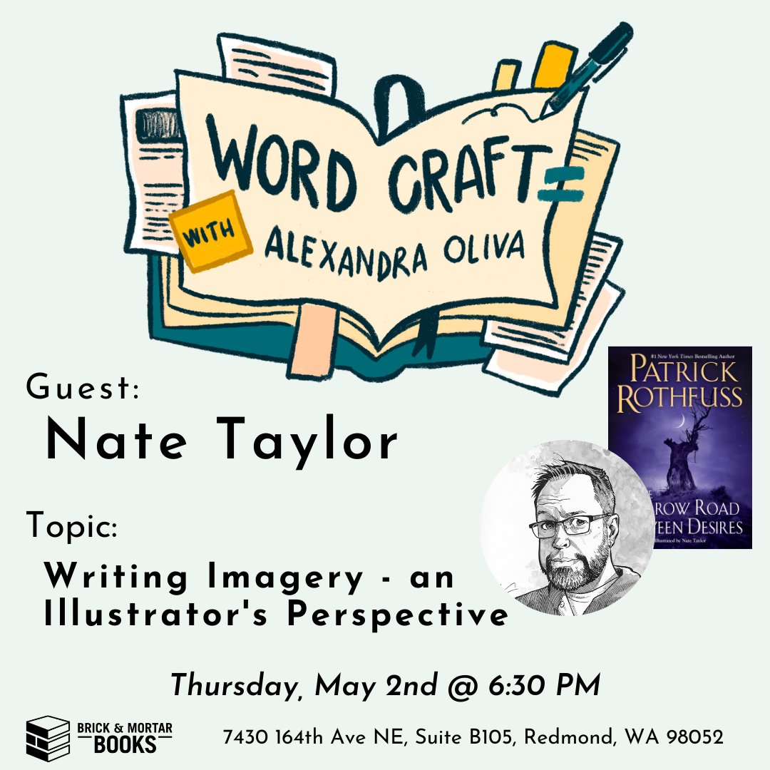 Coming up May 2nd: Nate Taylor!