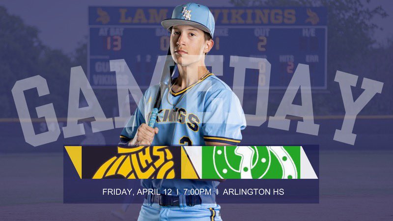 Game Day! Come support the Vikings on the road at Arlington tonight. #VFND