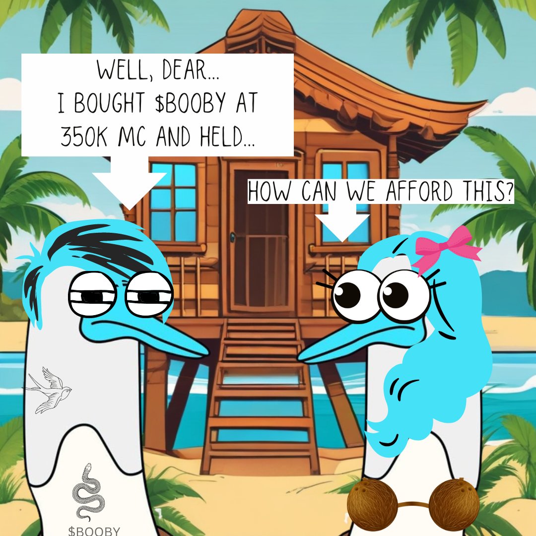 With $Booby Even, A Jeet Can Take His Bird On Vacation Or Even Buy A Nest. 👀 

The Question Is Will You Listen to #BOOBY?
Your Trusted Blue Bird Financial Meme Advisor...