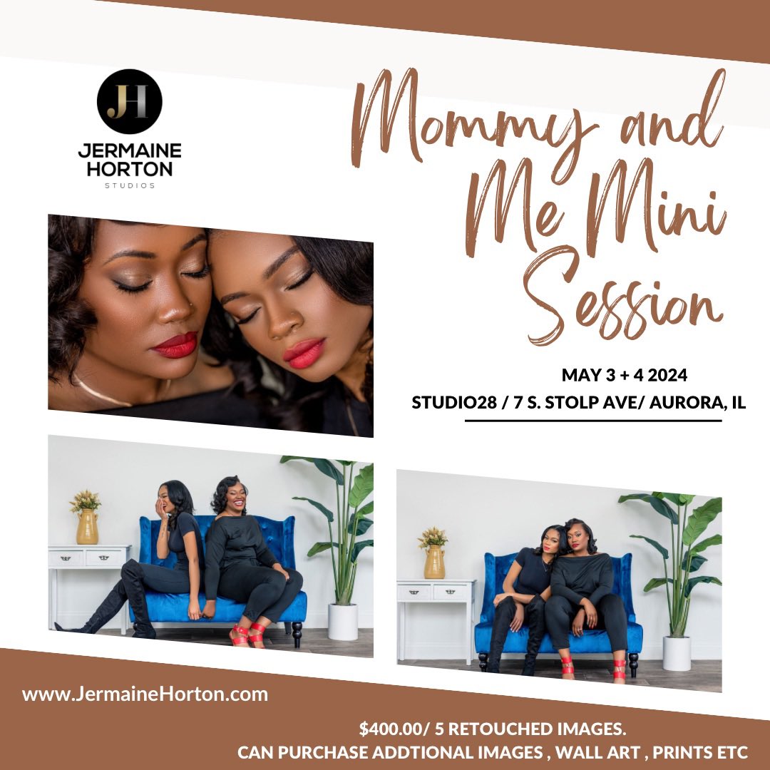 Mommy and Me sessions are now available at my studio. 
#mothersday #mommyandme #photography #familyphotos #mothers #chicago