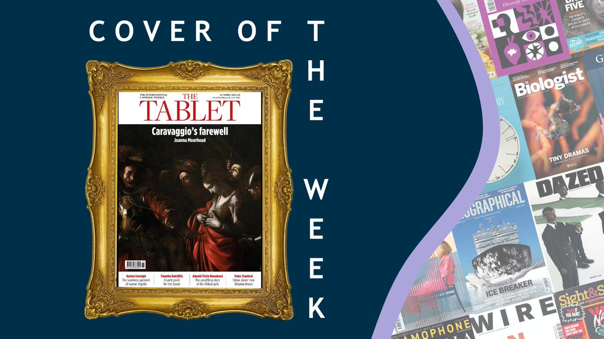 This week's #CoverOfTheWeek award goes to @The_Tablet for their April 2024 issue 🧑‍🎨 🏆 Cover feature: #Caravaggio’s farewell - discover the poignant story behind Caravaggio’s final painting. Subscribe and find out more about the magazine: exacted.me/TheTablet 📲