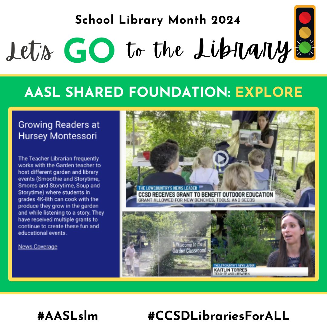 School librarians have the unique opportunity to connect classroom learning with student passions and community service. Our CCSD librarians like Ms. Torres do this expertly! #AASLslm #CCSDLibrariesForALL @ccsdconnects @scaslnet @aasl