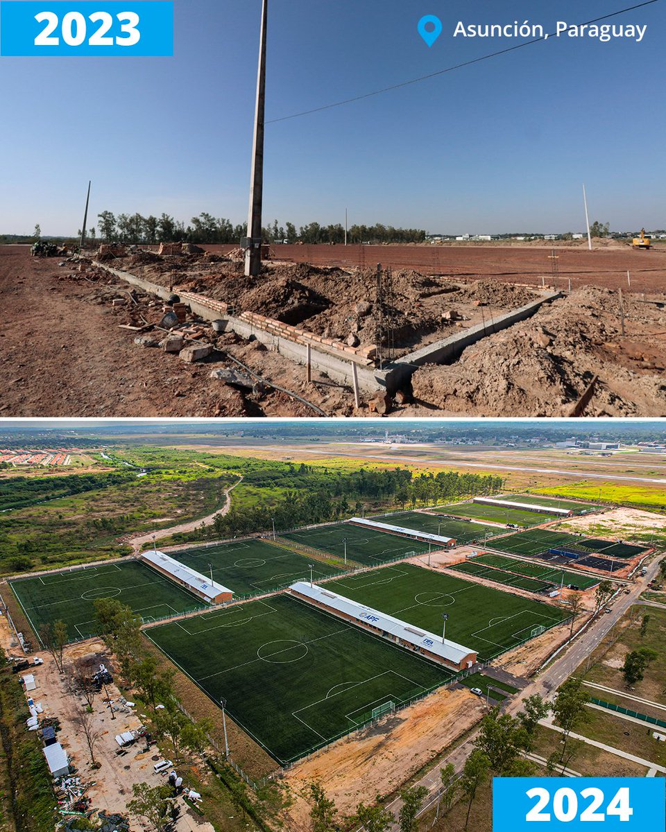 Real change with lasting benefits 🤩 Showcasing the new high-performance centre in Asunción, designed to enhance the growth of young Paraguayan players 🇵🇾 Another example of how FIFA Forward is helping to raise standards around the world.