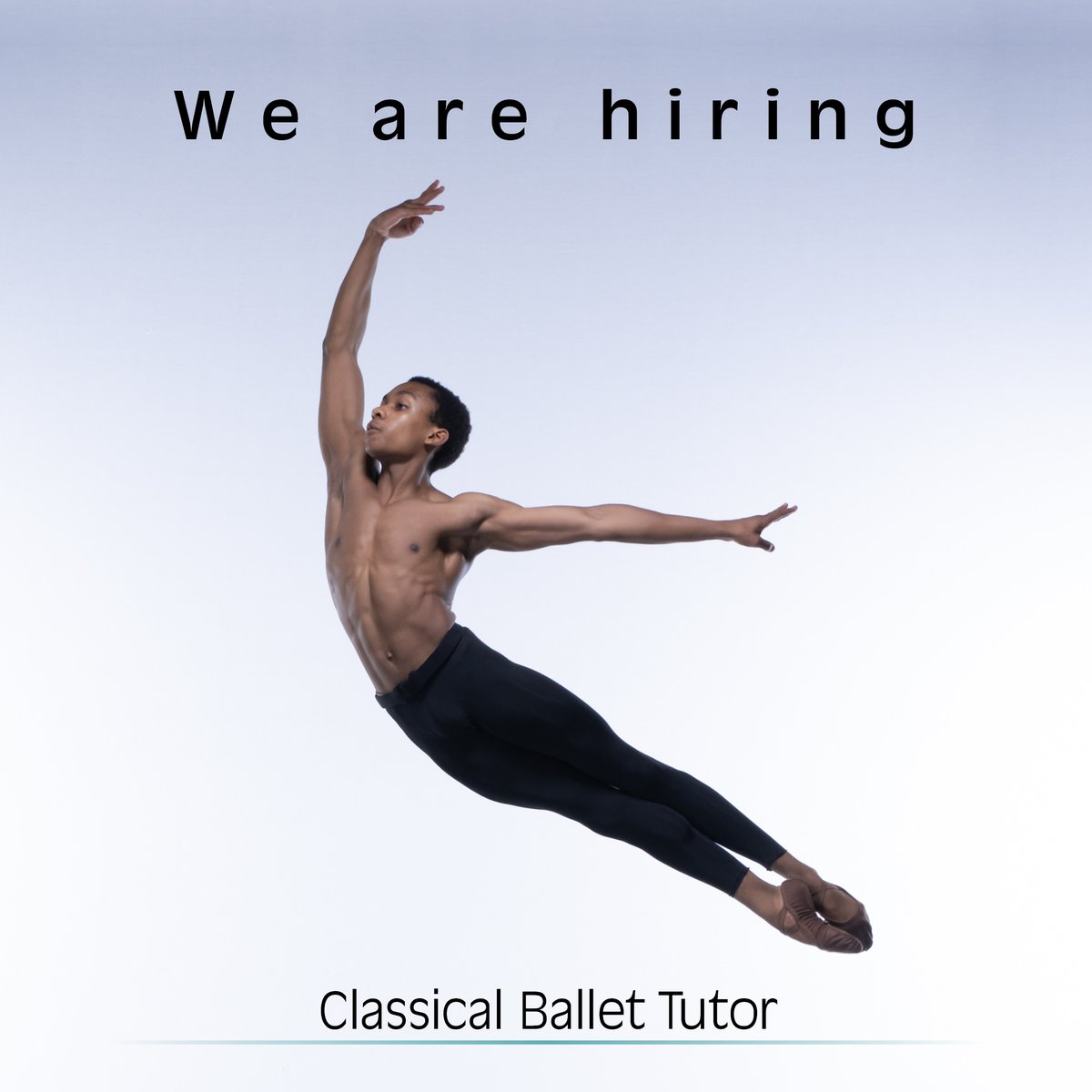 Are you an accomplished classical ballet tutor for male students, who has had a successful dance performance career to a high level? Central School of Ballet is looking for a highly-experienced, knowledgeable and passionate ballet tutor. Apply now via the Central website.