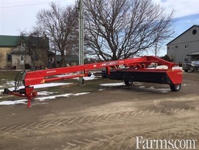 2022 Massey Ferguson 1316S 🔻 16', steel spiral rolls, 2 point hitch, quick change knives—like new condition, listed by D.M. Horst & Son. 🔗farms.com/used-farm-equi… #OntAg #MasseyFerguson #FarmEquipment #Harvest #AgTwitter #Discbine #AgEquipment