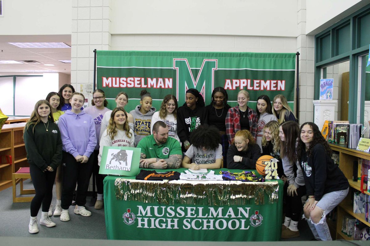 officially committed and signed to furthering my basketball career at Bethany college. @Elle_TheJournal <a href="/tpott24/">Coach Potter</a> <a href="/LadyApplemen/">Musselman Lady Applemen Basketball</a> <a href="/MuHSApplemen/">Musselman Applemen</a> <a href="/MuHSBroadcast1/">Musselman High Broadcasting</a> @BCWBB