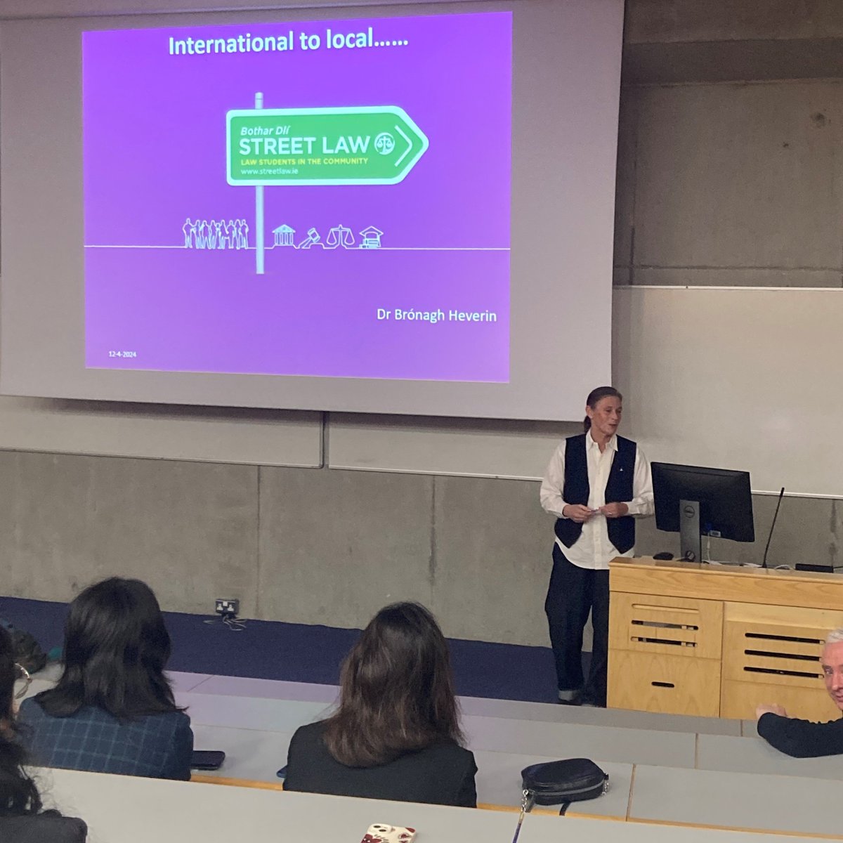 Dr. Brónagh Heverin, Head of Department of Law, Public Service and Education at Donegal ATU giving the key notes speech this morning for the Faculty of Business session at the Postgraduate Research Expo 2024.

#atudonegal #DICElabs #research