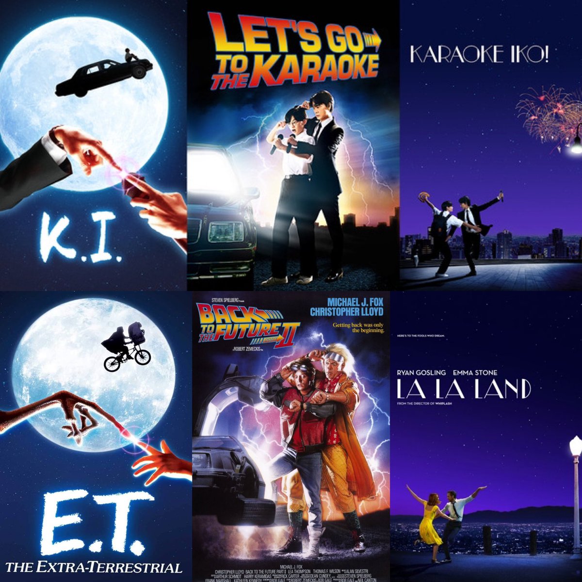 それぞれのポスターで2人の関係性が表現されてる〝カラオケ行こ！〟の