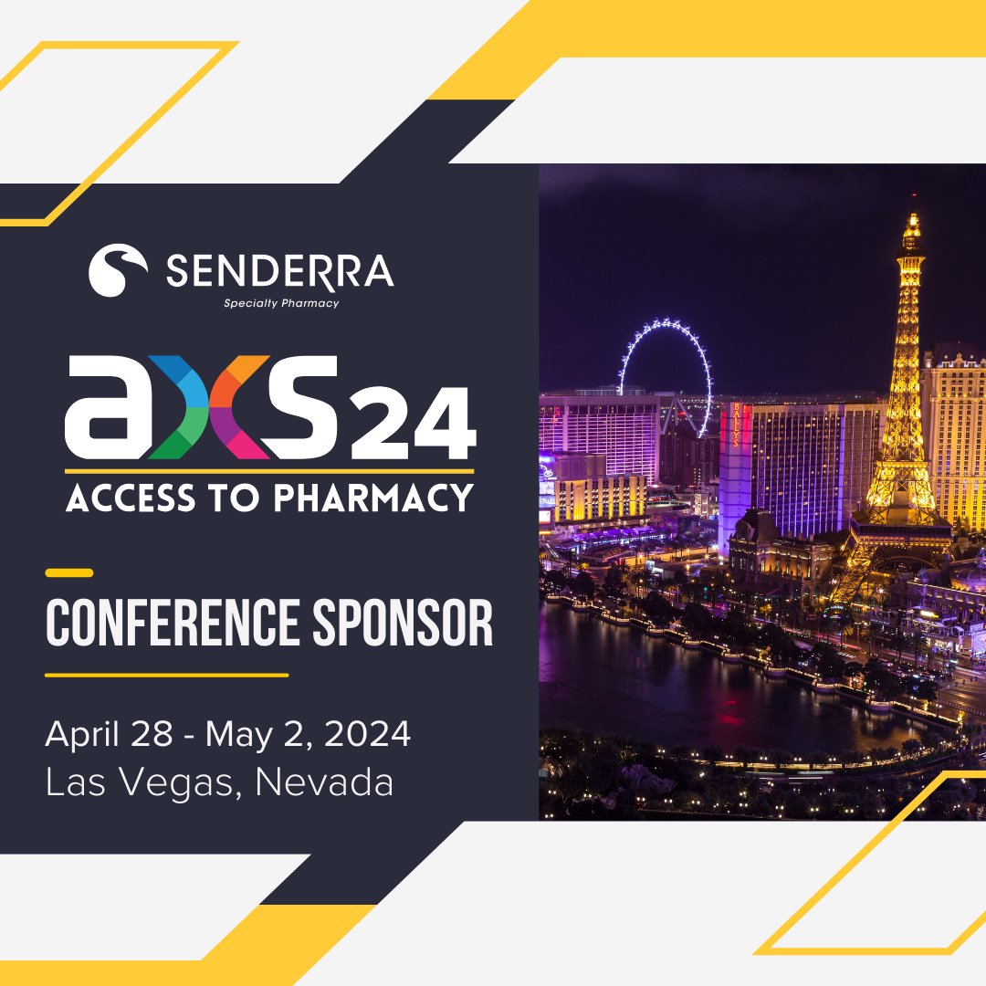 Senderra is excited to attend and sponsor Asembia's 2024 Pharmacy Summit in Las Vegas, Nevada. From April 28 to May 2, we'll be among thousands of industry leaders shaping the future of pharmacy. 

#axs24 #asembia2024 #senderra #specialtypharmacy