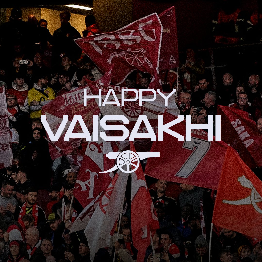Happy Vaisakhi to all Gooners celebrating! ❤️