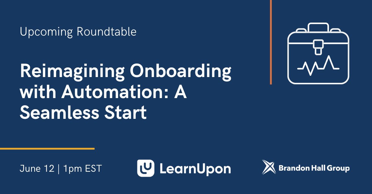 Are your onboarding processes in need of a serious upgrade? Join us on June 12th for a game-changing webinar: 'Reimagining Onboarding with Automation: A Seamless Start.' Register now to secure your spot: hubs.la/Q02sGSM20