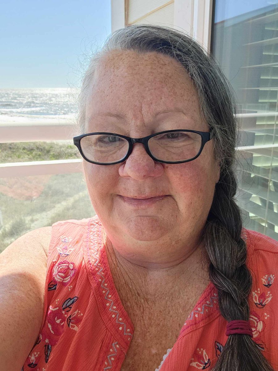 Hey y'all, check out my beautiful wife sitting on the balcony at her hotel in Myrtle Beach..
31 years married and still going strong..