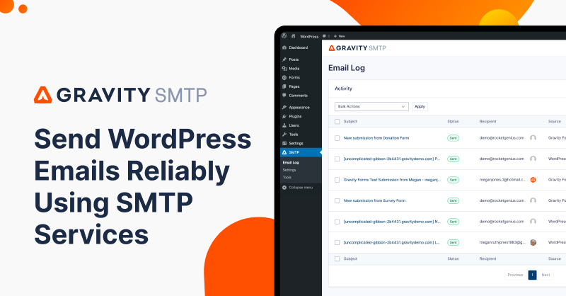 From password reset emails to new user registrations, form notifications, and more, most WordPress sites need to send a lot of emails. Gravity SMTP can help with this! 📨 Read our latest blog post: gravityfor.ms/3TSZAwf #GravitySMTP #WordPress
