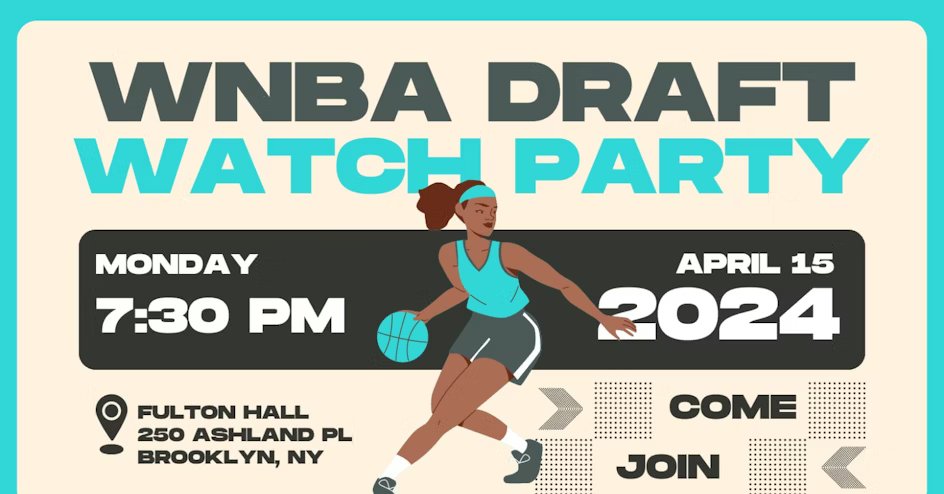 Attention WNBA fans! 🏀 Watch the @WNBA draft this Monday with the Working Families Party. RSVP: mobilize.us/ny-wfp/event/6…
