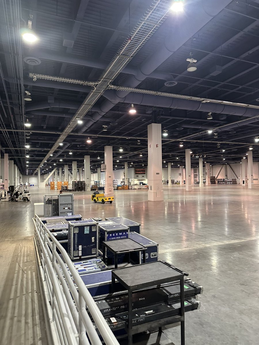 It’s setup day at the Las Vegas Convention Center #NAB2024