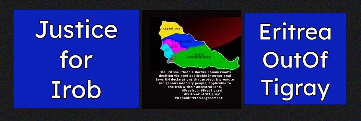 Ethiopia & Eritrea using the Algiers Agreement of 2000 & Z invalidated EEBC decision as an excuse after invading Tigray is unacceptable.
#Justice4TigrayGenocide 
#UpholdPretoriaAgreement withdraw #AmharaOutOfTigray 
#EritreanOutOfTigray 
@SecBlinken @UN_HRC_Keshi @UN