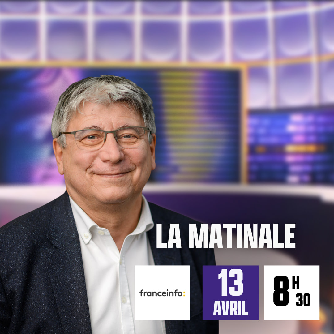 🎙 Je vous retrouve demain matin, samedi 13 avril à 8h30 sur France Info.