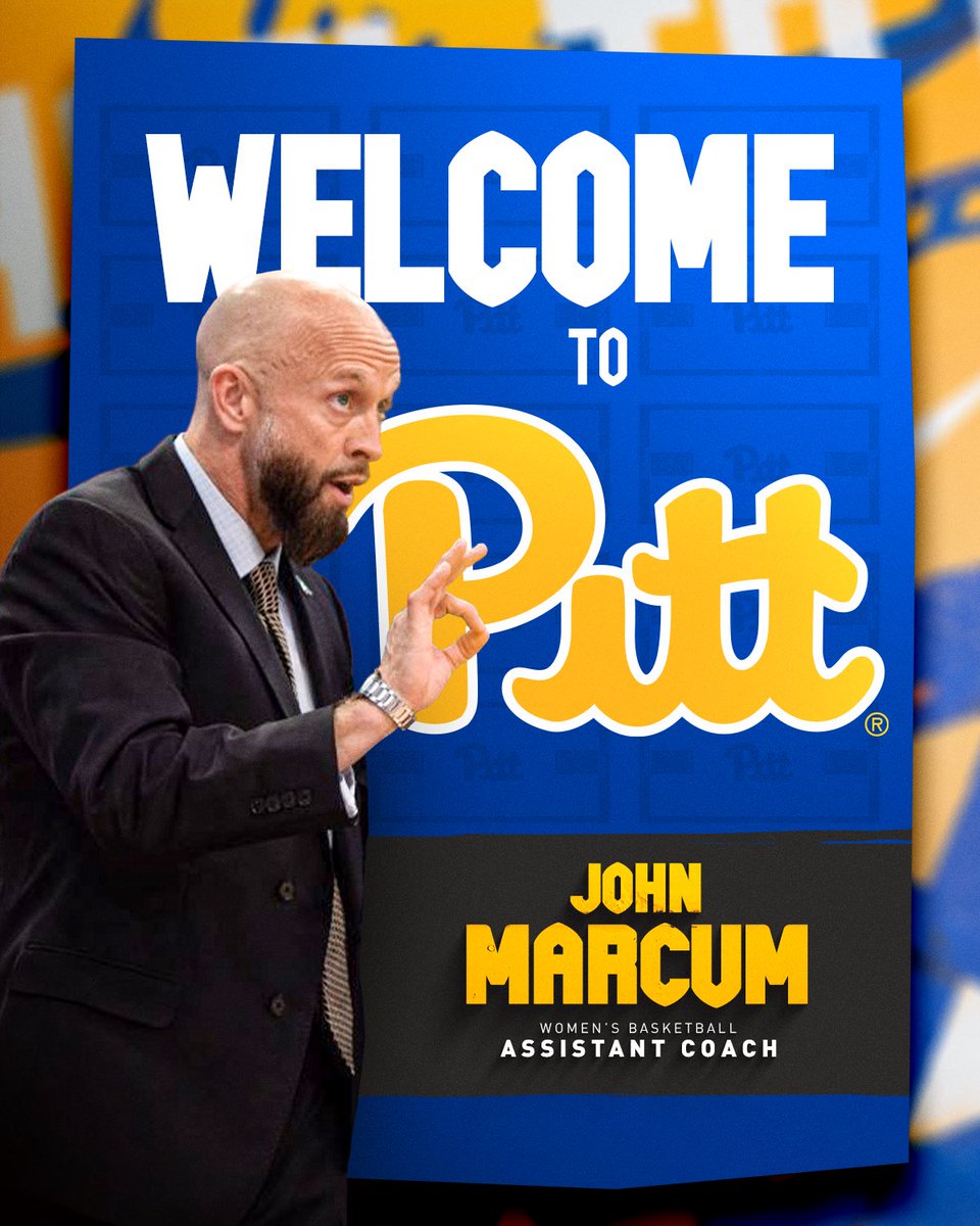 Welcome to Pitt, Coach Marcum! Time to #BeDifferent 😤 Read more: tr.ee/WBB_CoachMarcum