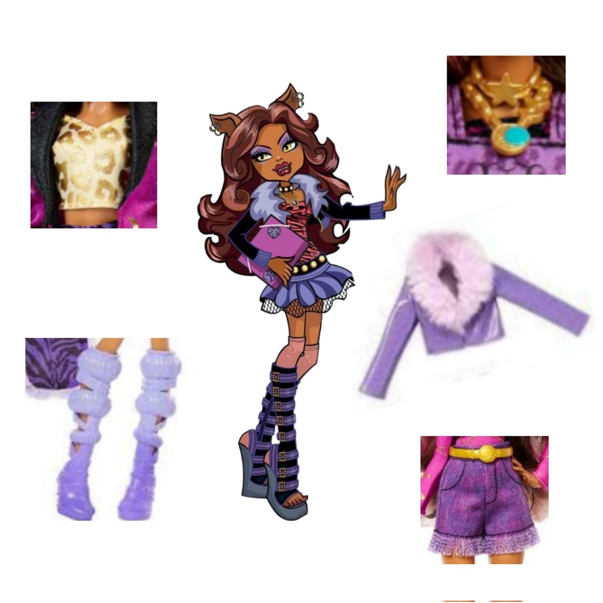 What if G1 core Clawdeen was designed in G3 kinda